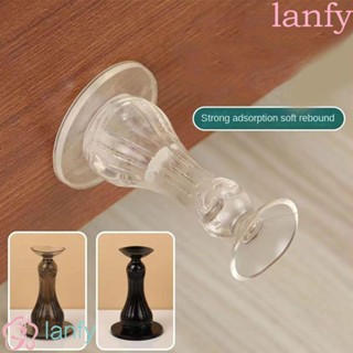 Lanfy ซิลิโคนกันชนประตู กันชน ปลอดภัย มีกาวในตัว สําหรับครัวเรือน