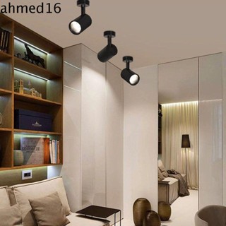 Ahmed ไฟสปอตไลท์ LED COB 10W สีขาวอบอุ่น ขาวธรรมชาติ ปรับได้ สําหรับติดเพดานห้องนอน