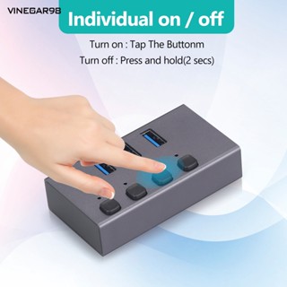 Vine 4-in-1 ฮับ Usb 3.0 4-in-1 ความเร็วในการถ่ายโอนข้อมูล สําหรับแล็ปท็อป Hdds แฟลชไดรฟ์ เกมคอนโซล สลับได้ ใช้ง่าย