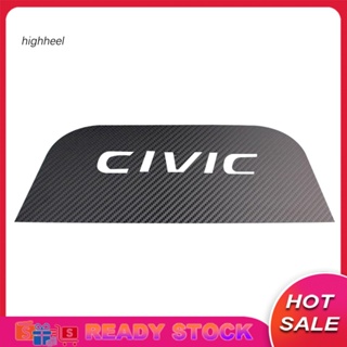 [พร้อมส่ง] สติกเกอร์คาร์บอนไฟเบอร์ มีกาวในตัว สําหรับตกแต่งรถยนต์ Honda Civic