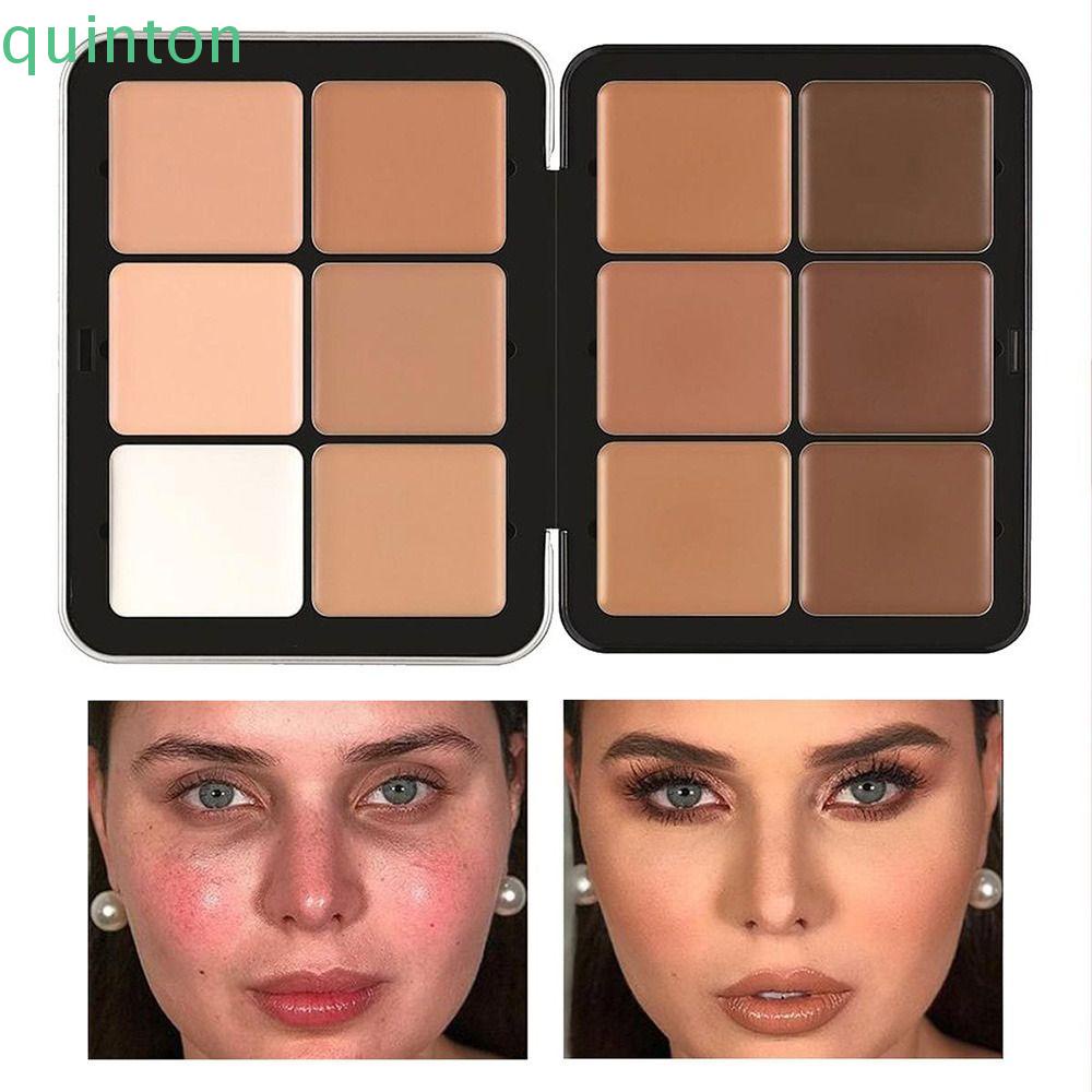 Quinton พาเลตต์บลัชออนเนื้อครีม คอนทัวร์ เนื้อแมตต์ 12 สี