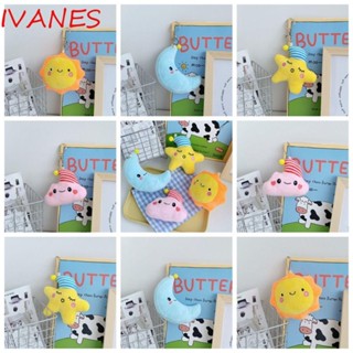 Ivanes ตุ๊กตายัดนุ่น รูปก้อนเมฆ ดวงจันทร์ ดาว ท้องฟ้าน่ารัก ของเล่นสําหรับเด็ก