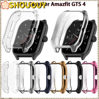 Shououy ฟิล์มกันรอยหน้าจอ กันชน สําหรับ Amazfit GTS 4