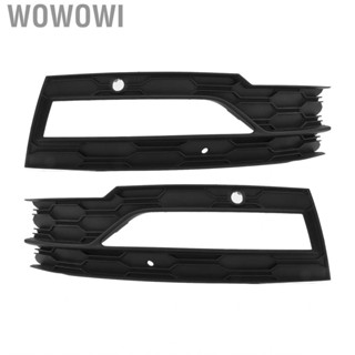 Wowowi 1Pair Fog Light Grille 5E3807681A Strong Protection Stylish Appearance Rugged Cover for OCTAVIA NX 2020 to 2023