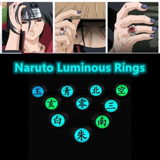 Koryes แหวนคอสเพลย์อนิเมะ Akatsuki Member Ring Konan Hidan Deidara Pain พร็อพสําหรับแต่งคอสเพลย์