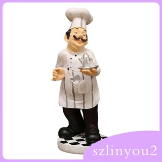 [szlinyou2] ฟิกเกอร์เรซิ่น รูปปั้นบาร์ ร้านอาหาร ห้องครัว คาเฟ่ 1 ชิ้น