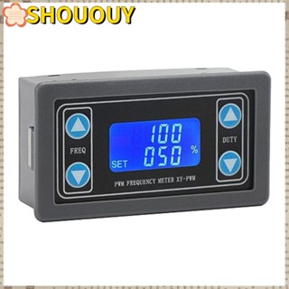 Shououy เครื่องกําเนิดสัญญาณความถี่ PWM DC 3.3-30V หน้าจอ LCD 5-30mA