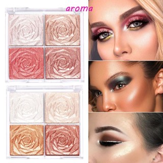 Aroma พาเลทอายแชโดว์ ไฮไลท์คอนทัวร์ กลิตเตอร์ แวววาว สําหรับผู้หญิง