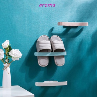 Aroma ชั้นวางรองเท้า แบบแขวน มีกาวในตัว สําหรับครอบครัว ห้องน้ํา