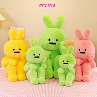 Aroma ตุ๊กตากระต่าย ขนนิ่ม น่ารัก การ์ตูน ตกแต่งบ้าน ตุ๊กตาสัตว์ เข่า กอด กระต่าย ของเล่น ตุ๊กตากระต่าย