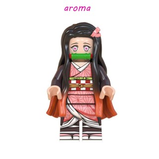 Aroma โมเดลฟิกเกอร์ Demon Slayer ขนาดเล็ก ของเล่นสําหรับเด็ก