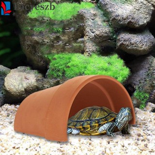 Lacyeszb บ้านกุ้งปลา เซรามิค ระบายอากาศ สีแดง สําหรับตกแต่งบ้าน ตู้ปลา
