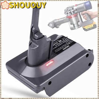 Shououy อะแดปเตอร์แบตเตอรี่เครื่องดูดฝุ่น สําหรับ Makita Li-ion