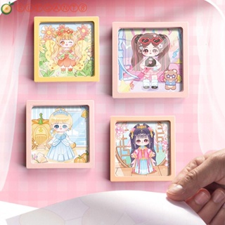 Aelegant สติกเกอร์กระดาษ ลายเจ้าหญิง Make Your Own Princess ใช้ซ้ําได้ สําหรับตกแต่ง DIY