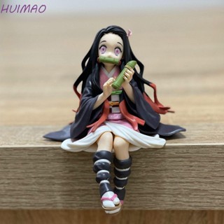 Huimao ตุ๊กตาฟิกเกอร์ PVC อนิเมะ Demon Slayer Kawaii Shinobu Nezuko Q Version Uzui Tengen ของเล่นสําหรับเด็ก