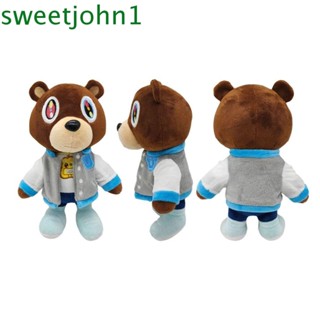 Sweetjohn หมอนตุ๊กตาหมี Kanye 26 ซม. สําหรับตกแต่งบ้าน