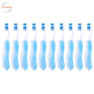 Pewany แปรงสีฟัน แบบพับได้ เครื่องมือกลางแจ้ง ตั้งแคมป์ สุขอนามัย ช่องปาก พับฟัน แปรงทําความสะอาดฟัน เครื่องมือเดินป่า ตั้งแคมป์ แปรงสีฟัน