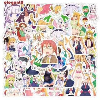 สติกเกอร์ ลายการ์ตูนกราฟฟิติ Miss Kobayashis Dragon Maid DIY สําหรับตกแต่งสมุด แล็ปท็อป เครื่องเขียน