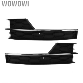 Wowowi Fog Light Grille  Shockproof 5E0807681G 1 Pair Bumper Perfect Match Aesthetic for OCTAVIA Combi Facelift 5E