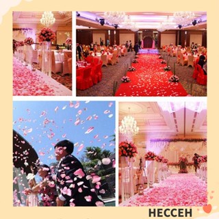 Hecceh กลีบกุหลาบผ้าไหม 200 500 1000 ชิ้น สําหรับตกแต่งโต๊ะ งานปาร์ตี้