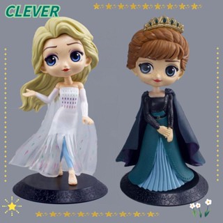 Clever ตุ๊กตาแอนนา เอลซ่า น่ารัก PVC สําหรับตกแต่งภายในรถยนต์