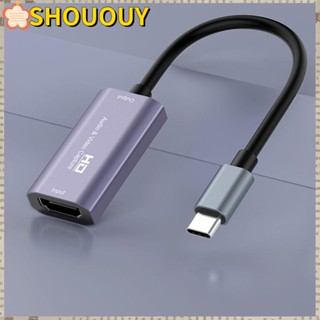 Shououy การ์ดจับภาพวิดีโอ DVD 1080P 4K HD รองรับ HDMI สําหรับบันทึกเกม