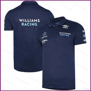 เสื้อยืดแขนสั้นลําลอง คอกลมโปโล ลายทีมแข่งรถ Williams NP2 2022 F1 พลัสไซซ์ สําหรับผู้ชาย และผู้หญิง PN2