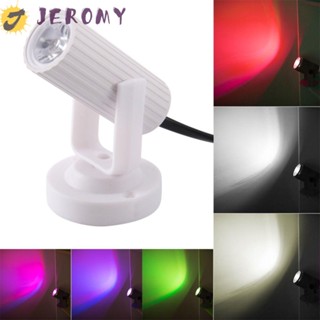 Jeromy ไฟสปอตไลท์เวที RGB LED น้ําหนักเบา แบบพกพา สําหรับเวที