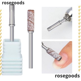 Rosegoods1 แหวนแบริ่งขัดเล็บ ทรงกรวย ขนาดเล็ก อุปกรณ์เสริม สําหรับตกแต่งเล็บ