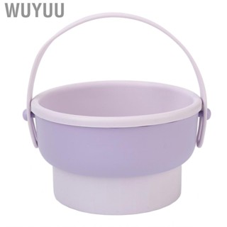 Wuyuu Makeup Brush Cleaning Bowl  Efficient 3 in 1 Case for Home