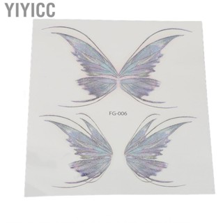 Yiyicc Face Makeup   Glitter Pattern Colorful Tattoo Multifunctional for Stage Performance