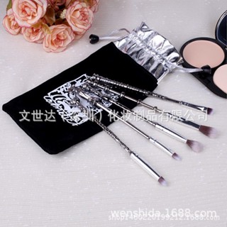 Spot seconds #5 Harry Potter makeup brushes electroplated metal handle magic wand eyeshadow brushes factory spot 8.cc