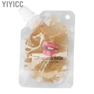 Yiyicc Lip Makeup Primers  Stick Proof Moisturizing Golden Shimmer Clear Gloss Base for Cosmetic Supplies