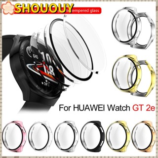 Shououy กรอบ PC แบบแข็ง HD ชุบไฟฟ้า สําหรับ HUAWEI WATCH GT 2e