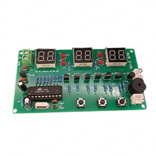 Ne | ชุดบอร์ดบัดกรีนาฬิกาอิเล็กทรอนิกส์ 6 บิต LED PCB AT89C2051