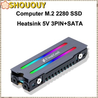 Shououy ฮีทซิงค์ระบายความร้อน ARGB SSD สําหรับคอมพิวเตอร์