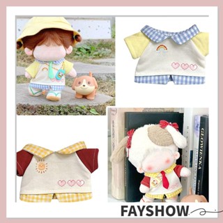 Fay เสื้อผ้าตุ๊กตา แฮนด์เมด DIY สําหรับตุ๊กตา 10 20 ซม.