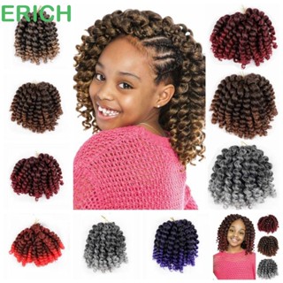 Erich Jamaican Bounce, Passion Ombre Wand Curl, DIY ผมหยิกสังเคราะห์ แบบบิดเกลียว ต่อผม สําหรับผู้หญิง สีดํา