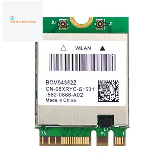 อะแดปเตอร์การ์ดไร้สาย Dual Band BCM94352Z WIFI Card NGFF M.2 1200Mbps บลูทูธ 4.0 NGFF 802.11Ac Wlan DW1560