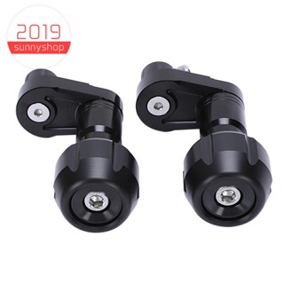 ฝาครอบป้องกันเครื่องยนต์ กันล้ม สีดํา สําหรับ Kawasaki Ninja400 Ninja 400 250 Z400 Z 400 2018-2019