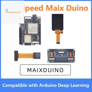 บอร์ดไมโครคอนโทรลเลอร์ Sipeed Maix Duino K210 RISC-V AI+LOT ESP32 พร้อมกล้อง และหน้าจอ 2.4 นิ้ว และกล้องส่องทางไกล 1 ชุด