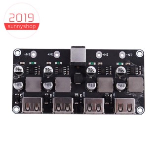 โมดูลแปลงชาร์จ Usb Qc3.0 Qc2.0 Dc-Dc 6-32V 9V 12V 24V เป็นบอร์ดวงจรชาร์จเร็ว 3V 5V 12V 4 ช่อง