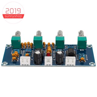 Ne5532 บอร์ดพรีแอมป์ ปรับระดับเสียงเบส สําหรับเครื่องขยายเสียง