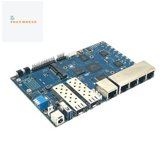 บอร์ดเราเตอร์แฟลช รองรับ SFP สําหรับ Banana PI BPI R3 MediaTek MT7986 Quad Core 2G DDR RAM 8G EMMC