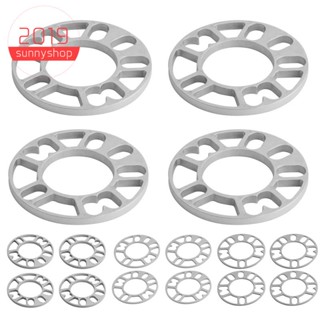 แผ่นสเปเซอร์ล้อรถยนต์ อะลูมิเนียม สําหรับ 4X100 4X114.3 5X100 5X108 5X114.3 5X120 4 ชิ้น