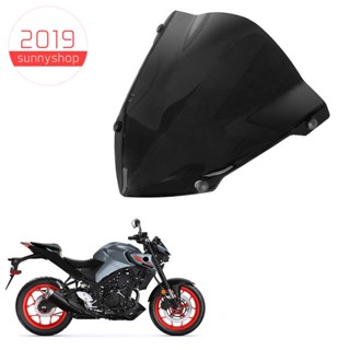 แผ่นเบี่ยงลมรถจักรยานยนต์ พร้อมตัวยึด สีดํา สําหรับ Yamaha MT03 MT 03 MT25 MT 25 2020 2021