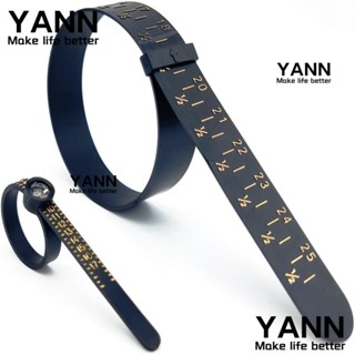 Yann1 เครื่องมือวัดขนาดข้อมือ 1-17 US 15-25 สีดํา สําหรับทําเครื่องประดับ สร้อยข้อมือ