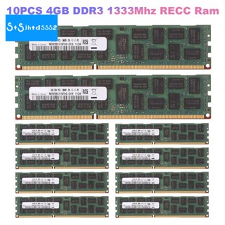 หน่วยความจํา PC3L-10600R 240Pin 2RX4 1.5V REG ECC สําหรับเมนบอร์ด X79 X58 10 ชิ้น