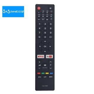 ใหม่ รีโมตคอนโทรล CLE-1031 แบบเปลี่ยน สีดํา สําหรับ Hitachi LED Smart TV