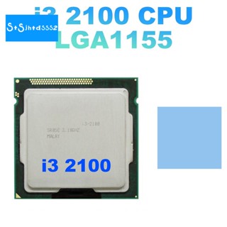 เมนบอร์ดโปรเซสเซอร์ และแผ่นความร้อน CPU แกนคู่ 3MB สําหรับ Core I3 2100 CPU LGA1155 B75 USB